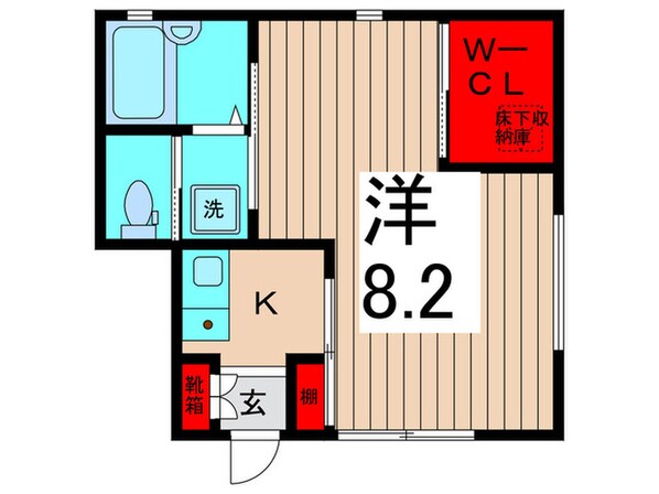 リヒト北綾瀬の物件間取画像